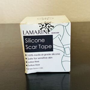 LaMarine Silicone Scar Tape Medical Grade, Safe for Sensitive Skin